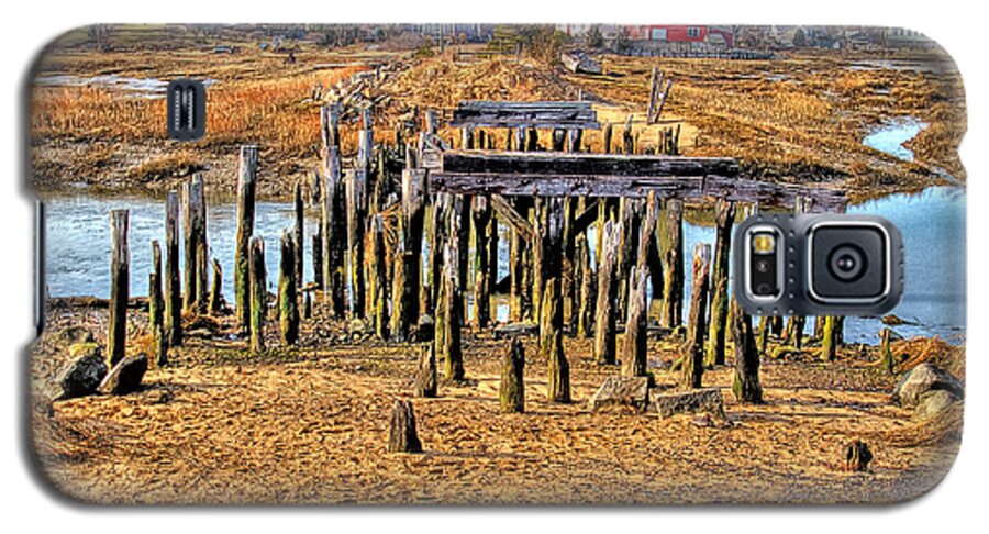 Bridge Galaxy S5 Case featuring the photograph The Remains Of A Wellfleet Bridge by Constantine Gregory