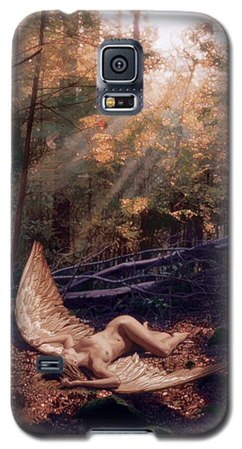Romance Galaxy S5 Case featuring the painting The Secret Forest by Patrick Whelan