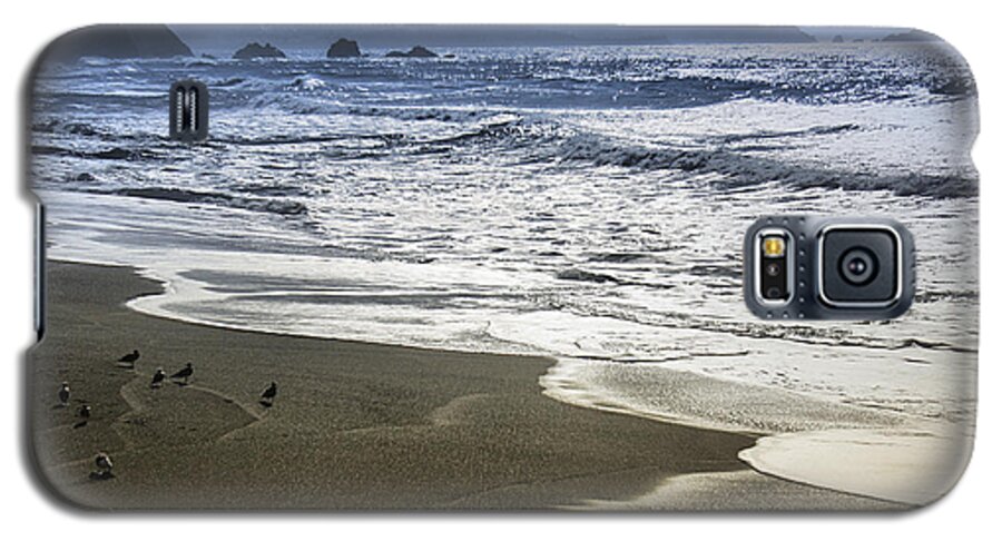 Ocean Galaxy S5 Case featuring the photograph The Shore by Spencer Hughes