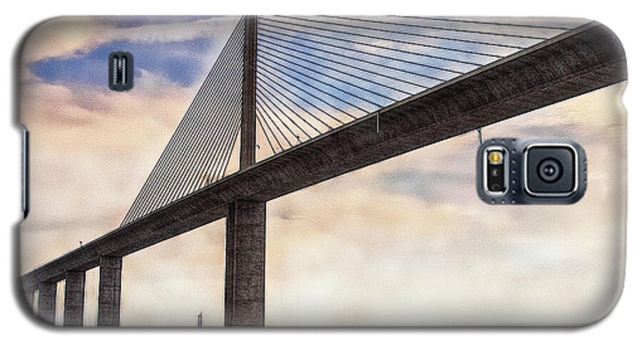 Bridge Galaxy S5 Case featuring the photograph The Skyway by Hanny Heim