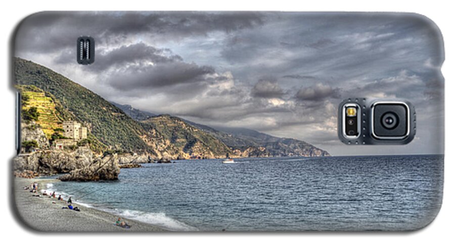 Europe Galaxy S5 Case featuring the photograph The small beach at Monterosso Al Mare by Matt Swinden