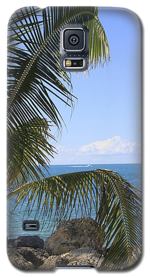 Rock Galaxy S5 Case featuring the photograph Key West Ocean View by Bob Slitzan