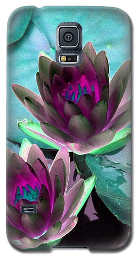 Water Lilies Galaxy S5 Case featuring the photograph The Water Lilies Collection - PhotoPower 1124 by Pamela Critchlow
