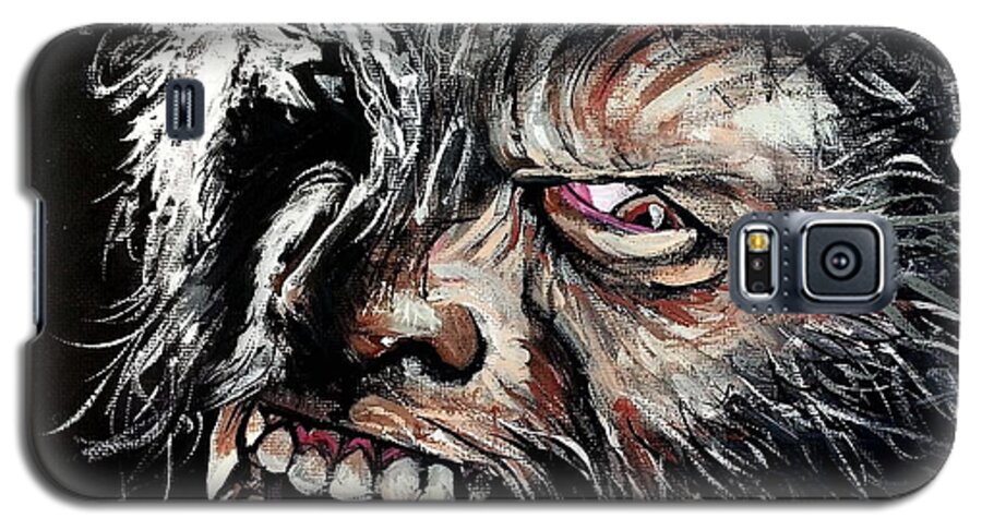Del Toro Galaxy S5 Case featuring the painting The Wolfman by Tom Carlton
