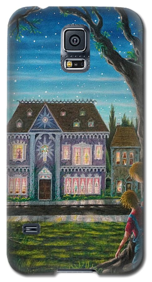 House Galaxy S5 Case featuring the painting There is a house in New Orleans by Matt Konar