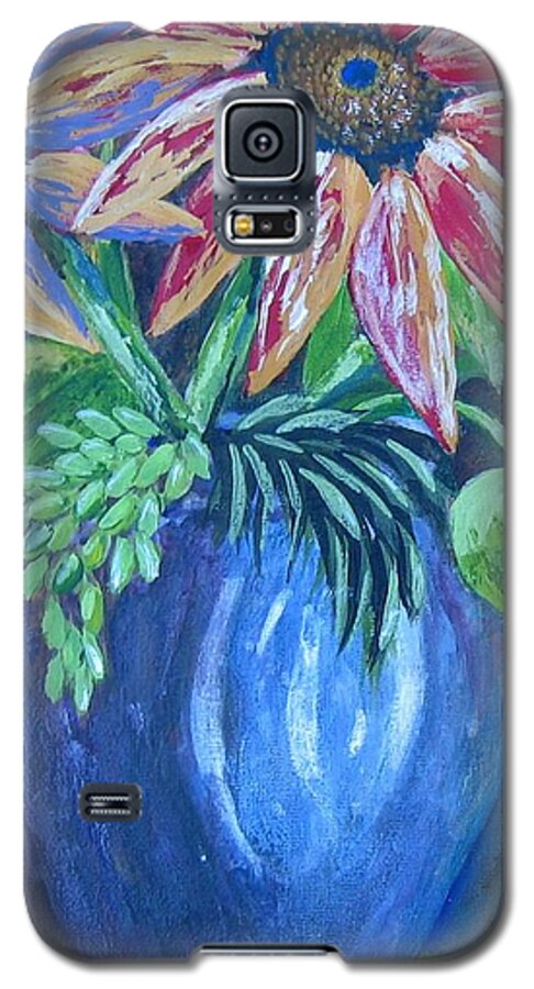 Flowers Galaxy S5 Case featuring the painting These are for You by Suzanne Theis