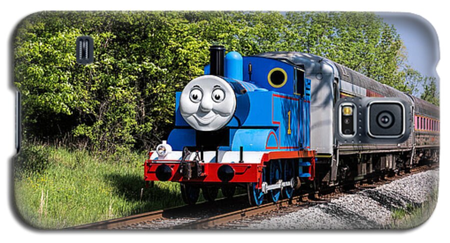 Thomas The Train Galaxy S5 Case featuring the photograph Thomas Visits The CVNP by Dale Kincaid