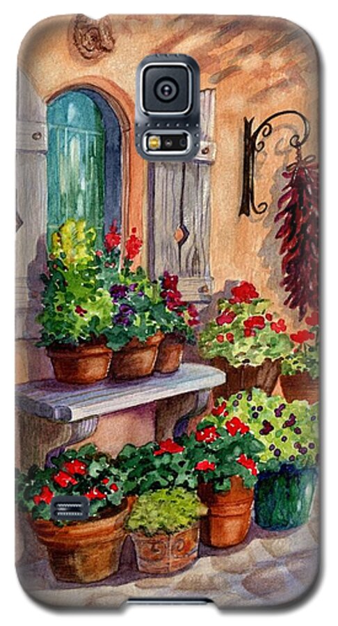 Tia Rosa's Galaxy S5 Case featuring the painting Tia Rosa's Place by Marilyn Smith