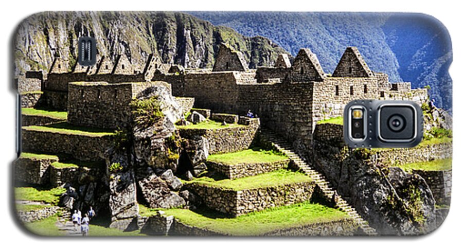 Machu Picchu Galaxy S5 Case featuring the photograph Tiers by Suzanne Luft