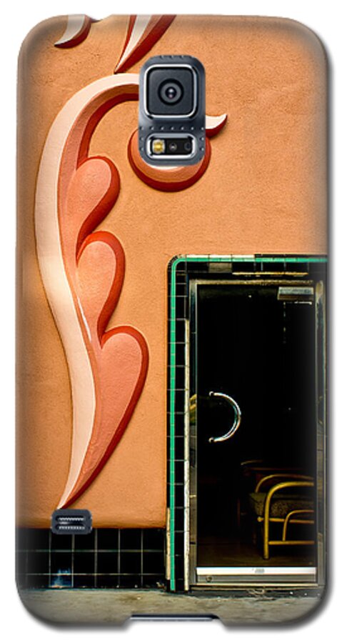 Santa Galaxy S5 Case featuring the photograph Tiled Door by Thomas Hall