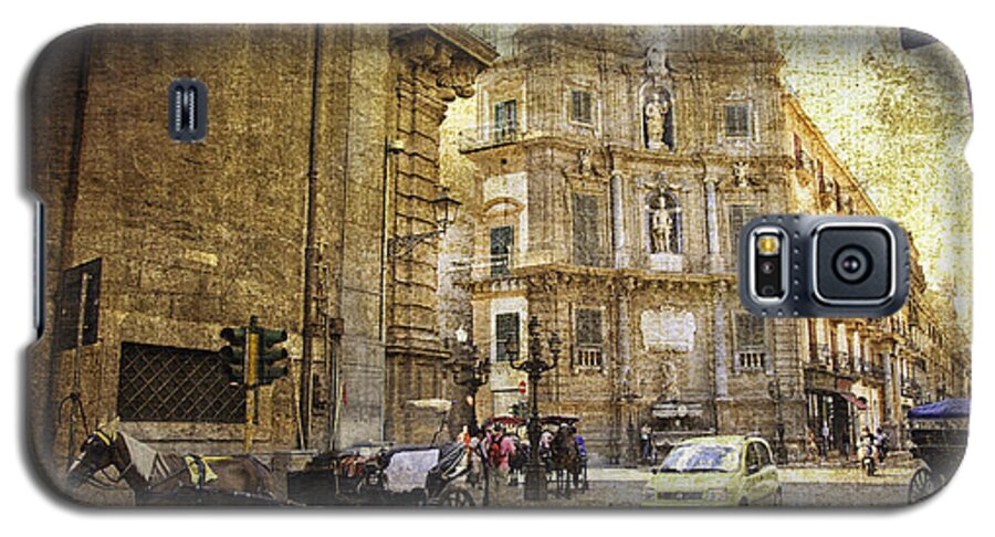 Palermo Galaxy S5 Case featuring the photograph Time Traveling in Palermo, Sicily by Madeline Ellis