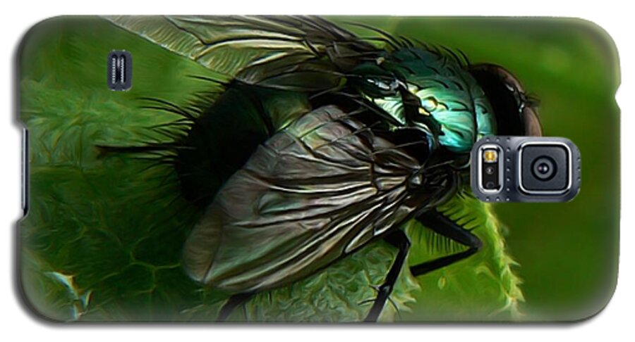 To Be The Fly On The Salad Greens Galaxy S5 Case featuring the photograph To be the Fly on the Salad Greens by Barbara St Jean
