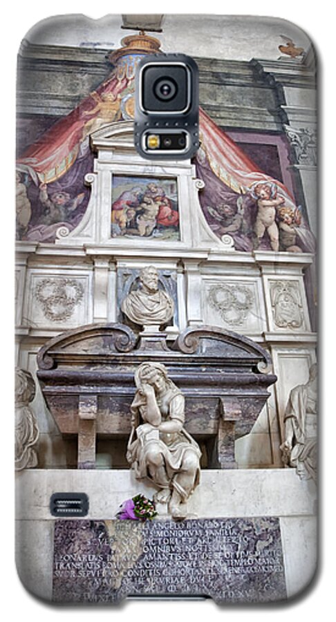 Achievement Galaxy S5 Case featuring the photograph Tomb of Michelangelo by Melany Sarafis