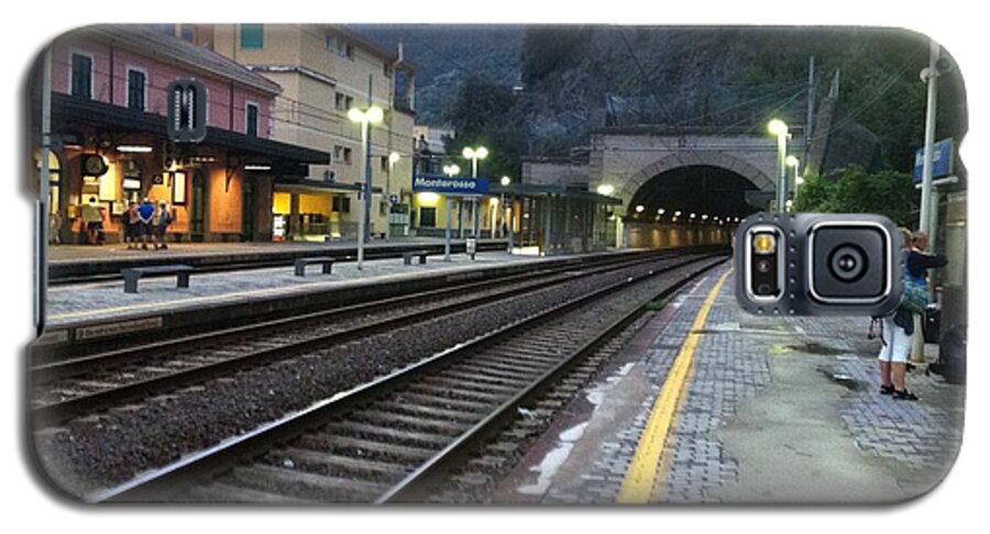 Train Tunnel Galaxy S5 Case featuring the photograph Train Tunnel in Cinque Terre Italy by Angela Bushman
