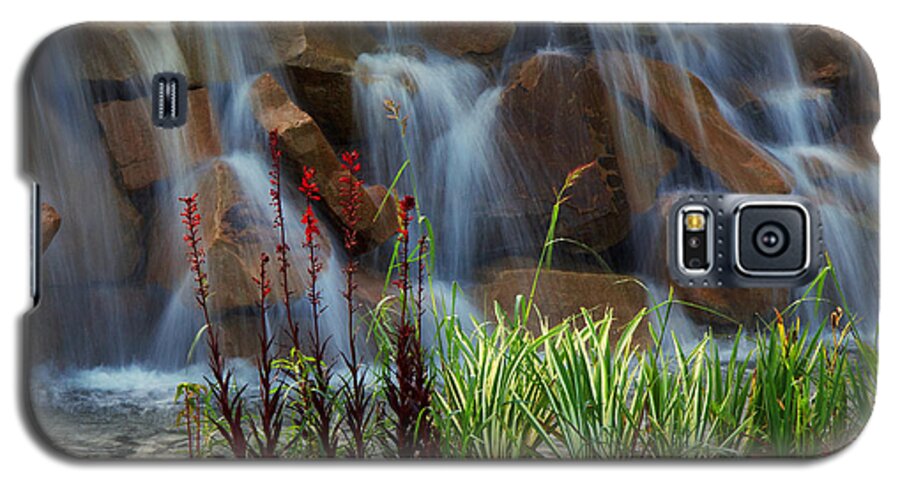 Waterfalls Galaxy S5 Case featuring the photograph Tranquil Falls by Robert Pilkington
