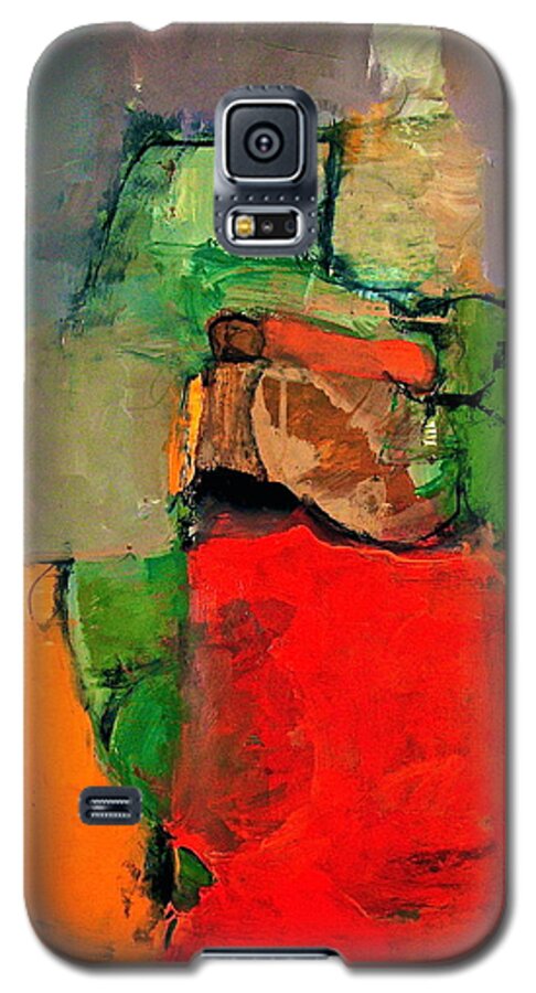 Abstract Paintings Galaxy S5 Case featuring the painting Travel Poster or No Chance to visit France by Cliff Spohn