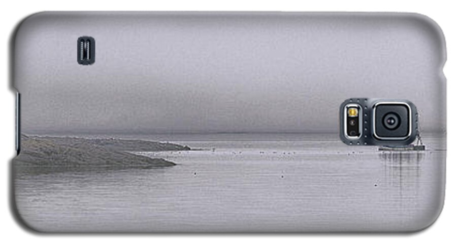 Trawler Galaxy S5 Case featuring the photograph Trawler in Fog by Marty Saccone