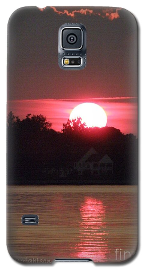 Sunset Galaxy S5 Case featuring the photograph Tred Avon Sunset by Lainie Wrightson