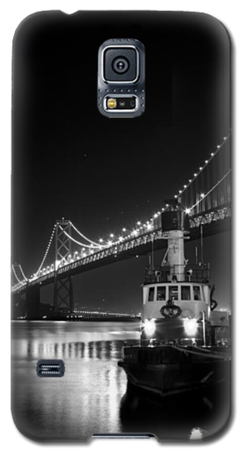 Tugboat Galaxy S5 Case featuring the photograph Tugboat Under the Bay Bridge by Bryant Coffey