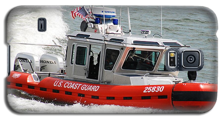 Coast Guard Galaxy S5 Case featuring the photograph U. S. Coast Guard - Speed by Janice Adomeit