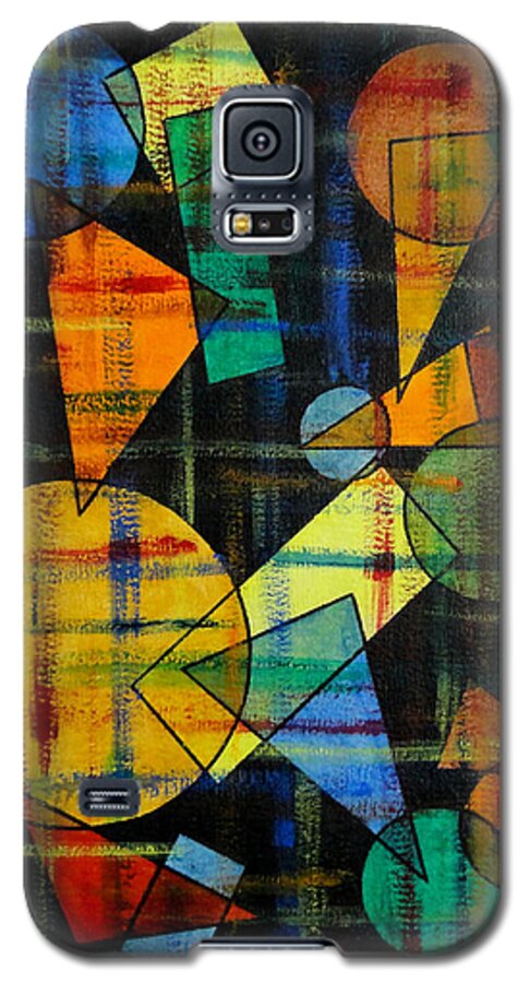Art Galaxy S5 Case featuring the painting Mixing by Tamal Sen Sharma