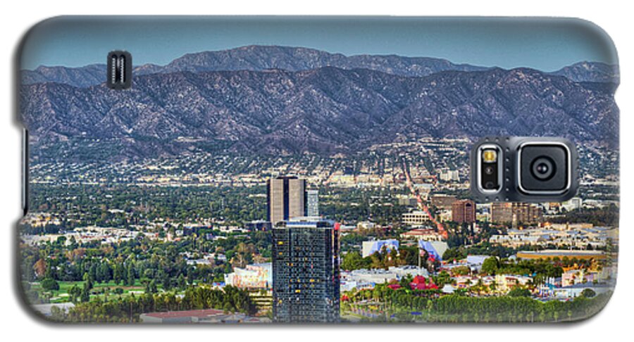 Clear Day Galaxy S5 Case featuring the photograph Universal City Warner Bros Studios Clear Day by David Zanzinger