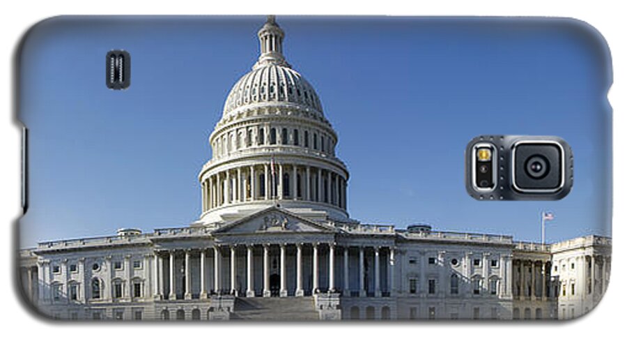 Kg Galaxy S5 Case featuring the photograph US Capitol Panorama by KG Thienemann