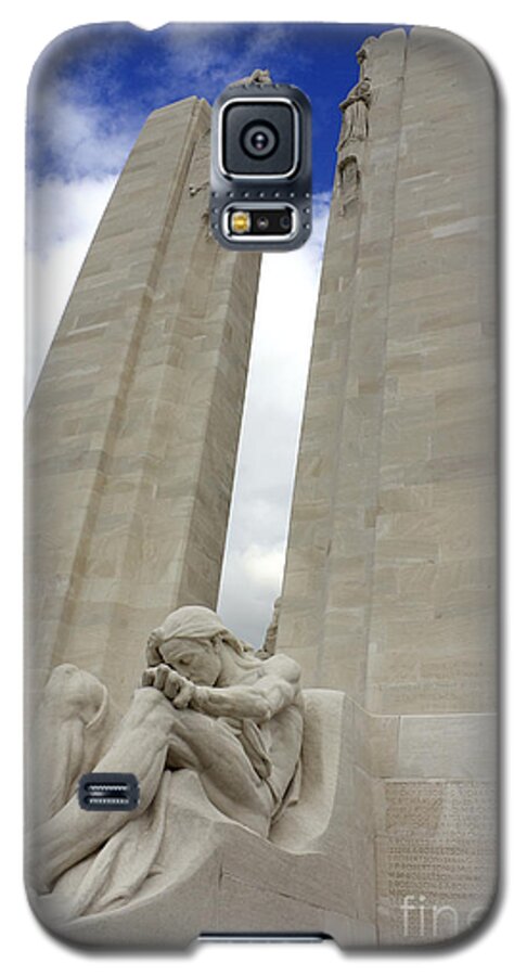 Vimy Ridge Memorial France Canadian Battle Galaxy S5 Case featuring the photograph Vimy Ridge Memorial France by Julia Gavin