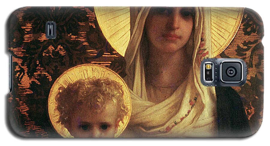 Herbert Galaxy S5 Case featuring the painting Virgin and Child by Antoine Auguste Ernest Herbert