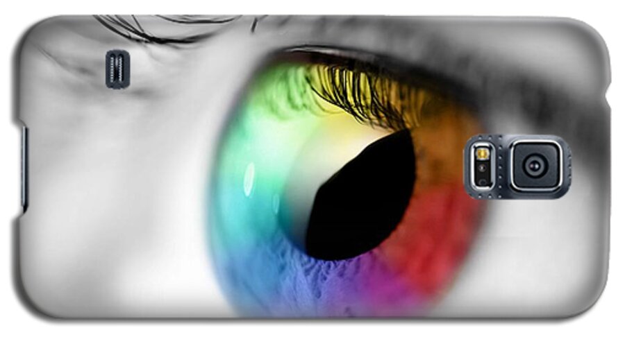 Eye Galaxy S5 Case featuring the photograph Vision of Color by Gianfranco Weiss