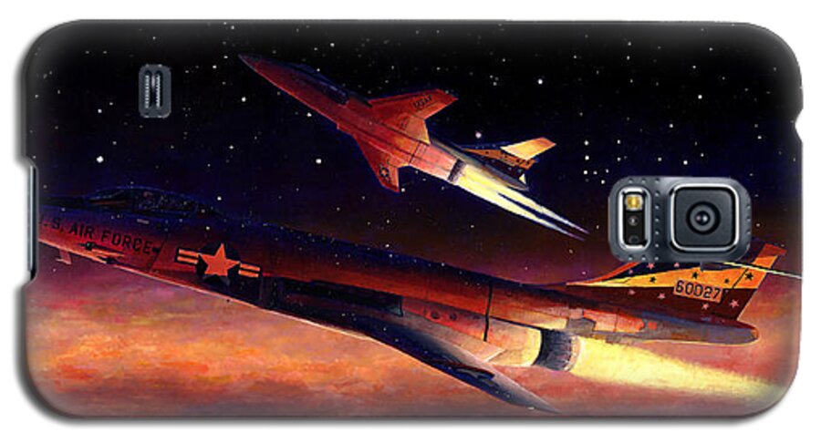 Military Galaxy S5 Case featuring the painting Voodoos in Orion by Douglas Castleman