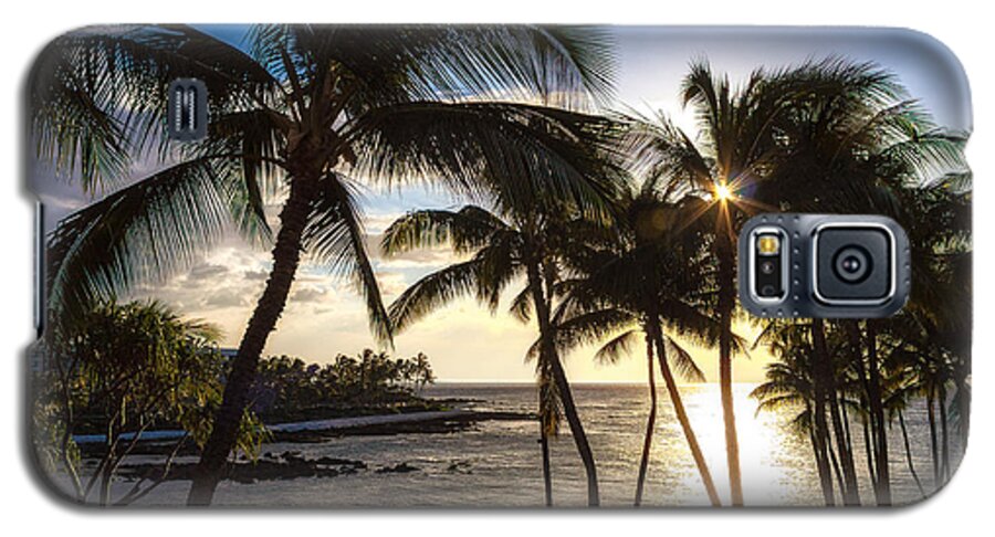 Hawaii Galaxy S5 Case featuring the photograph Waikoloa Sunset by Lars Lentz