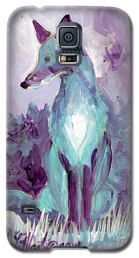 Llmartin Galaxy S5 Case featuring the painting Waiting by Linda L Martin
