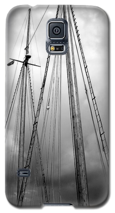 Mast Galaxy S5 Case featuring the photograph Waiting to Sail by Ellen Tully