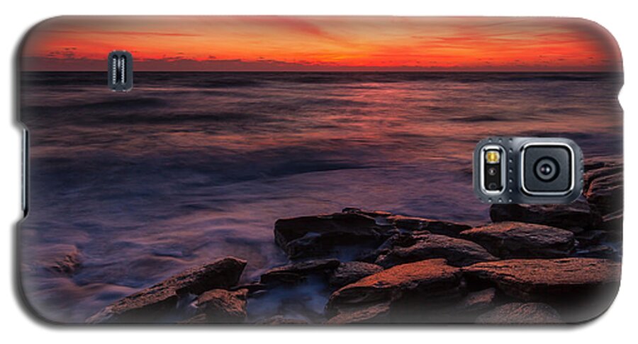 Washington Oaks Galaxy S5 Case featuring the photograph Washington Oaks Winter Sunrise by Stefan Mazzola