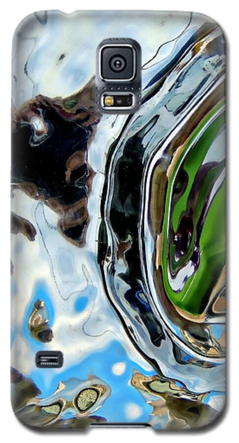 Abstract Galaxy S5 Case featuring the photograph Water Captivates by Marcia Lee Jones