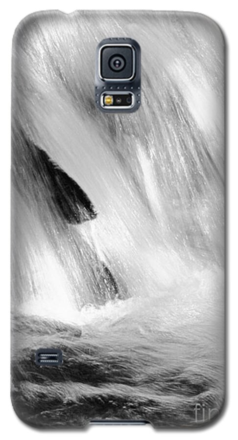 Water Galaxy S5 Case featuring the photograph Waterfall Abstract by Richard Lynch