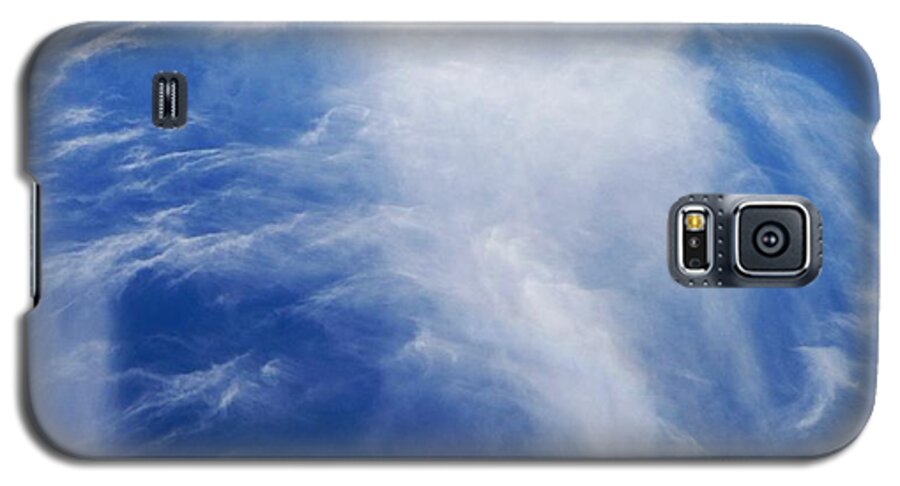 #cloud #waterfall #sky #awesome #deepdeep #blue Galaxy S5 Case featuring the photograph Waterfall In The Sky by Belinda Lee