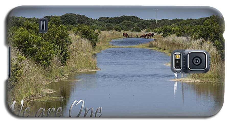 Horses Galaxy S5 Case featuring the photograph We Are One by Rebecca Samler