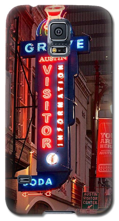 Austin Sign Art Galaxy S5 Case featuring the photograph Welcome to 6th Street by Kristina Deane