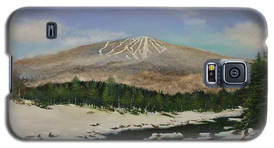 Vermont Galaxy S5 Case featuring the painting West River Bromley View by Ken Ahlering