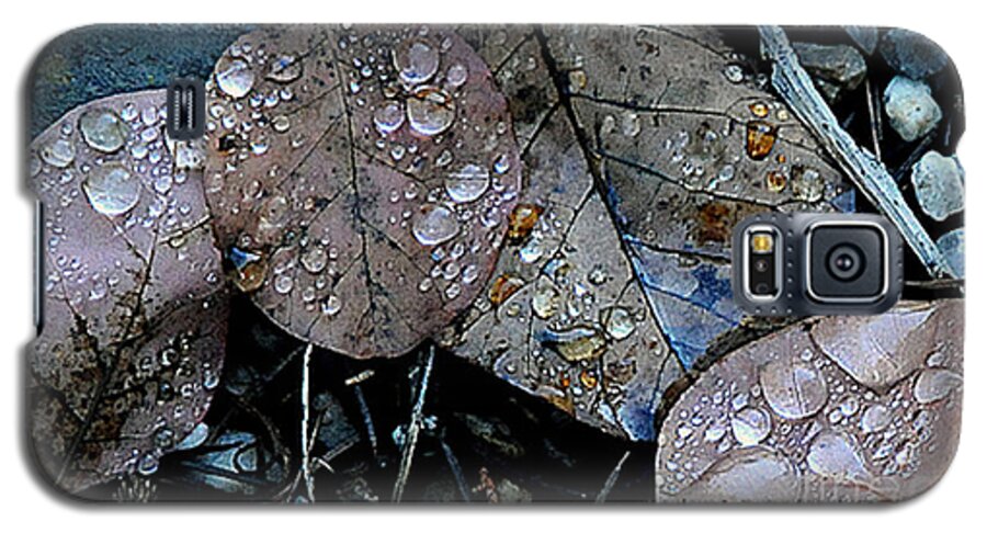Wet Leaves Galaxy S5 Case featuring the photograph Wet Leaves by Artist and Photographer Laura Wrede