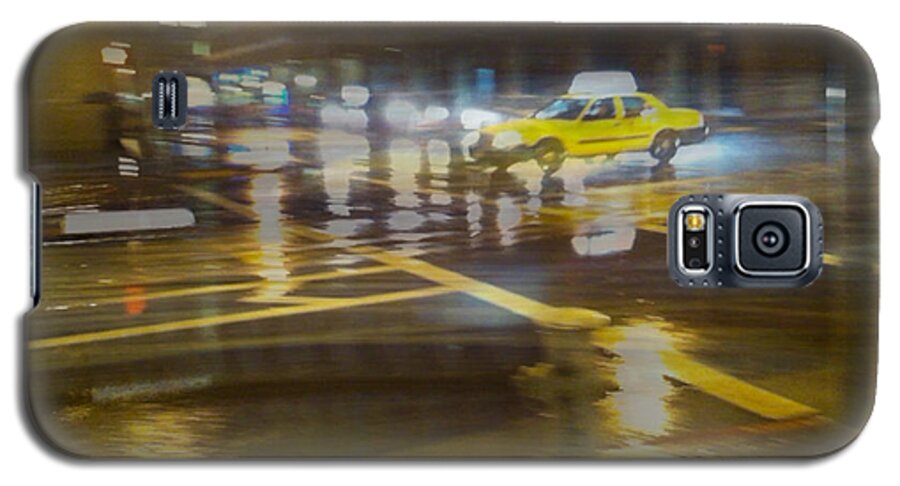Impressionist Galaxy S5 Case featuring the photograph Wet Pavement by Alex Lapidus
