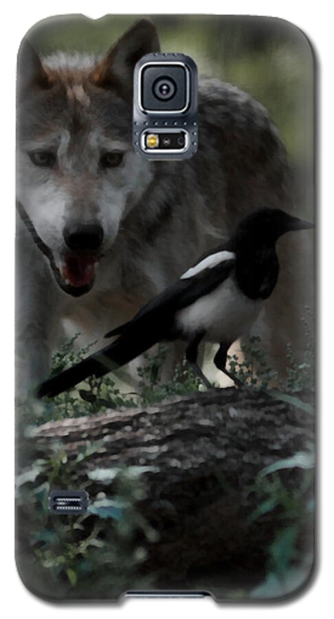 Wolf Galaxy S5 Case featuring the digital art Whats for Dessert by Ernest Echols