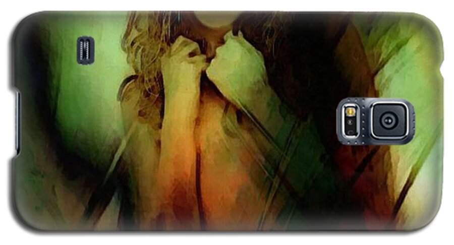 Woman Galaxy S5 Case featuring the digital art When life feels like needles on your skin by Gun Legler