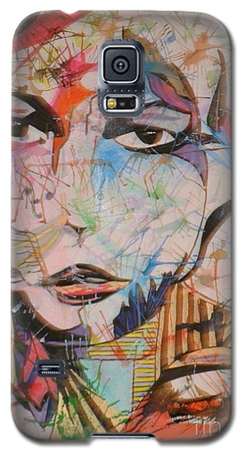  Abstract Painting Galaxy S5 Case featuring the painting Whippoorwill by Denise Tomasura