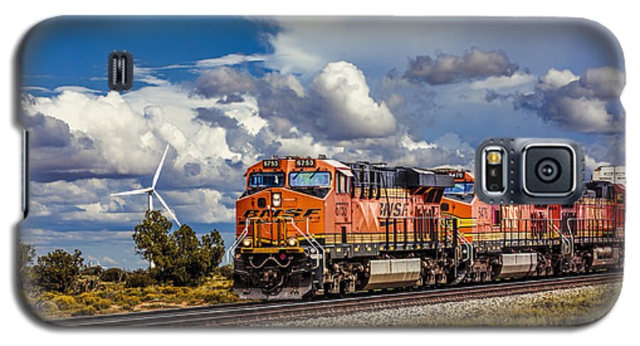 Fred Larson Galaxy S5 Case featuring the photograph Wind and Rail by Fred Larson