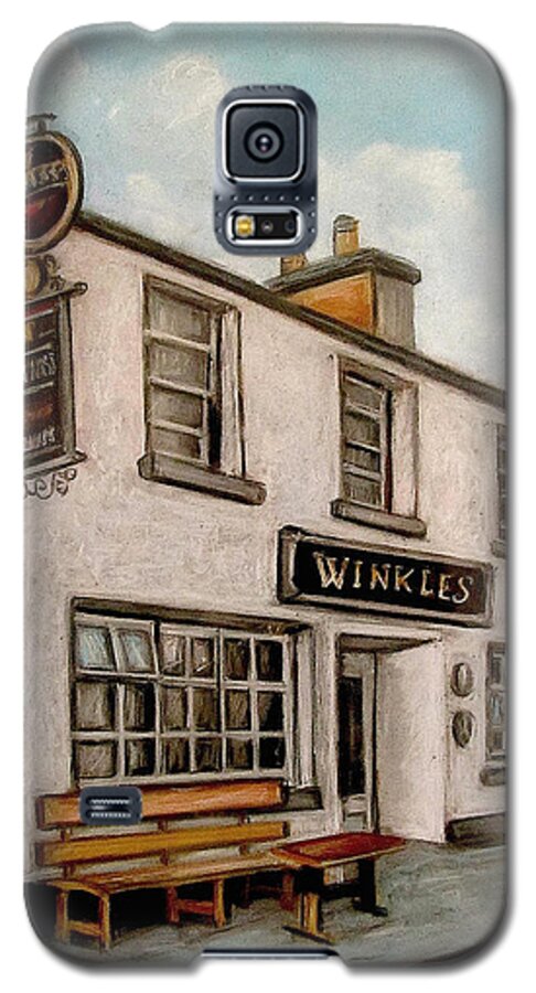 Winkles Pub Kinvera Ireland Galaxy S5 Case featuring the painting Winkles Pub Kinvera Ireland by Melinda Saminski