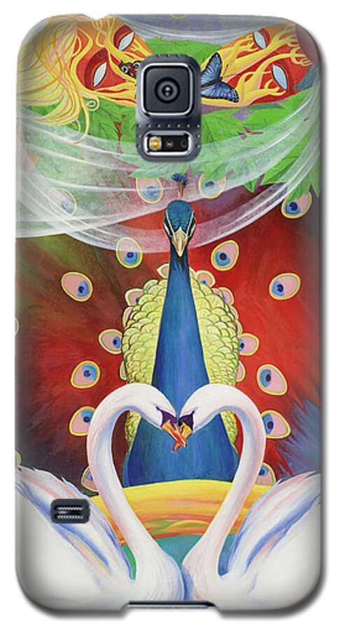 Wrapped In Love Galaxy S5 Case featuring the painting Wrapped in Love by Israel Tsvaygenbaum