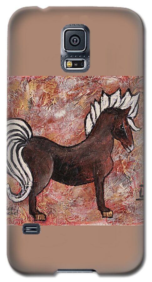 Year Of The Horse Galaxy S5 Case featuring the painting Year Of The Horse by Darice Machel McGuire